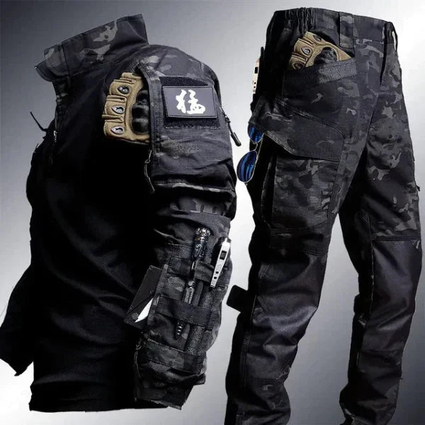 Militärische Outdoor Hose Herren Funktionsshirt Set