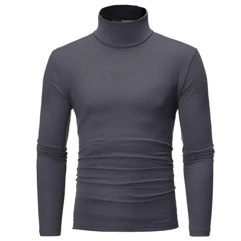 Herren Hemd Langarm Unterhemd Basic