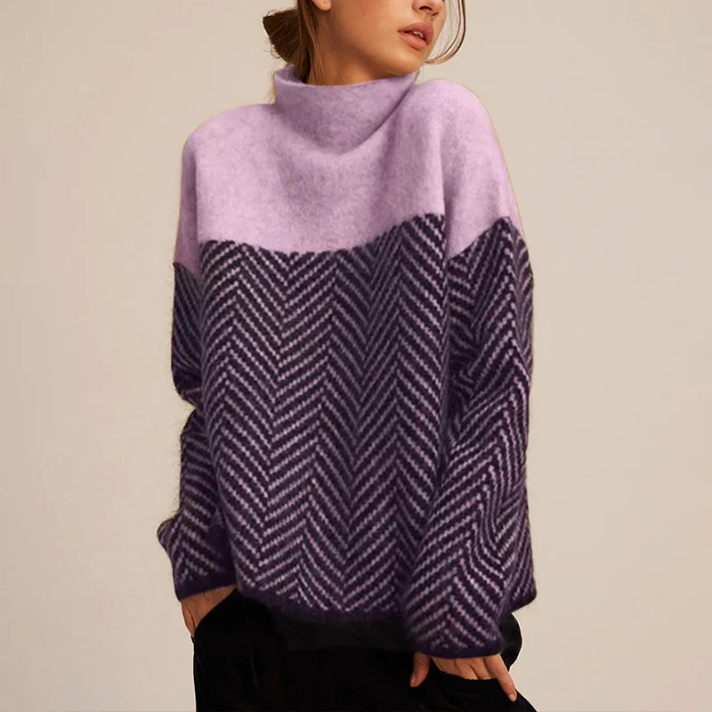 Weicher Cashmere Pullover Rollkragen Eleganz