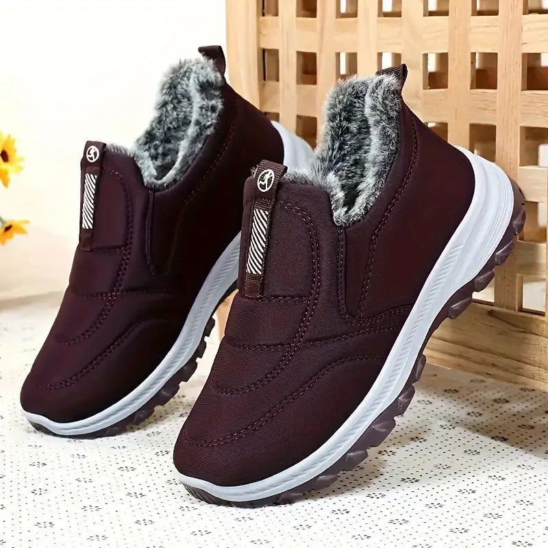 Warmes Damen Winterstiefel Gefüttert Rutschfest