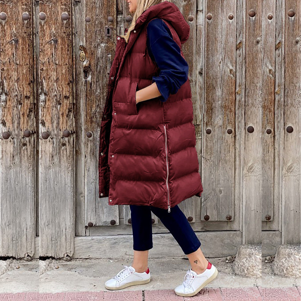 Ärmellose Winterjacke Damen