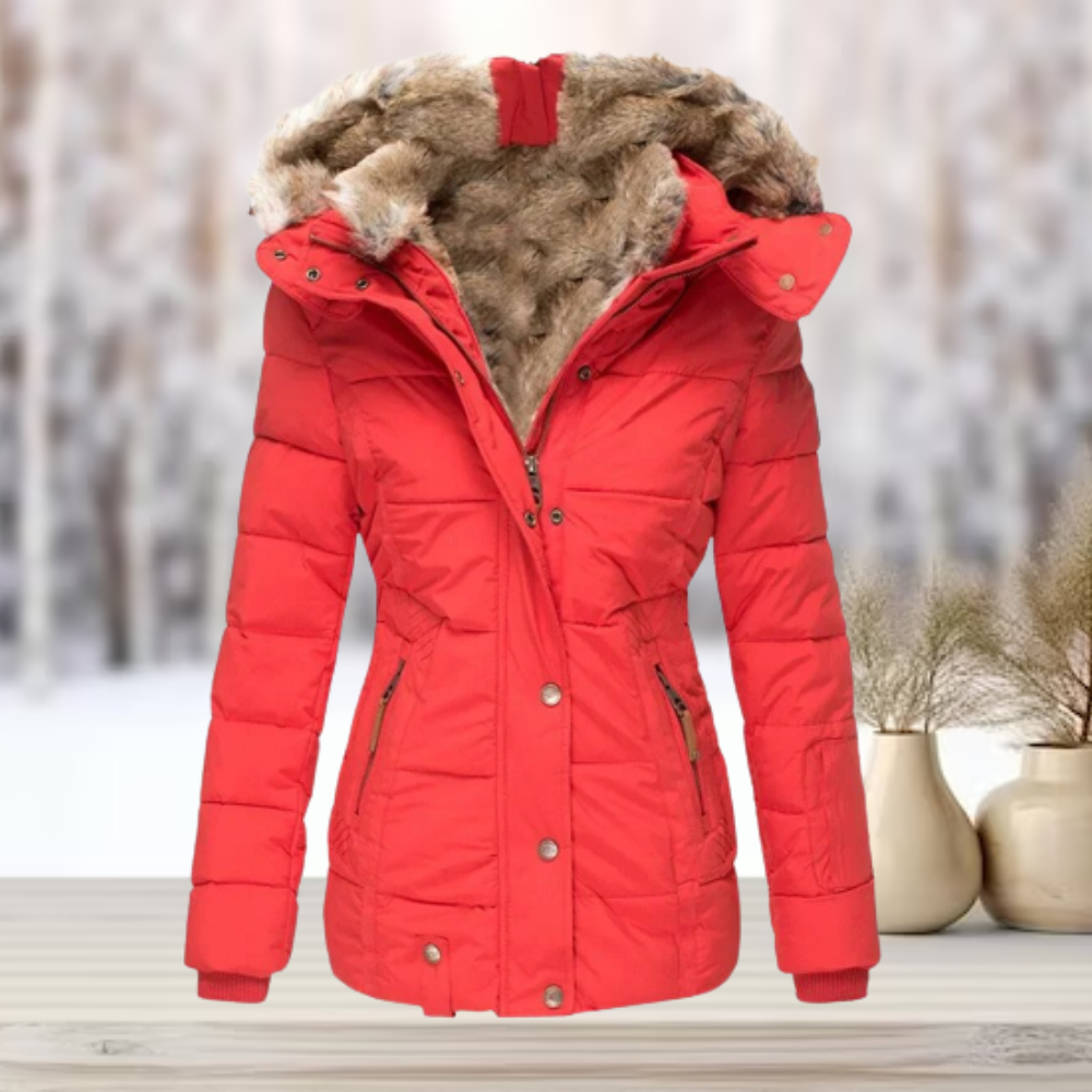 Warme Winterjacke Damen - Wasserabweisende Daunenparka