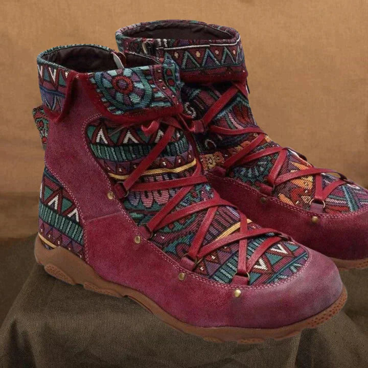 Boho-Chic Stiefel Frauen