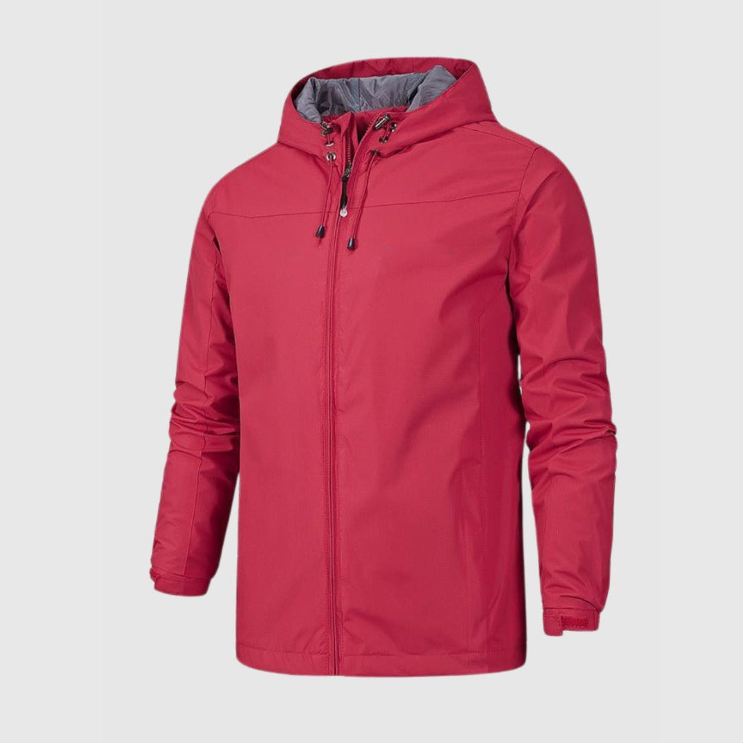 Stilvolle Regenjacke Herren Wasserdicht Sportiv