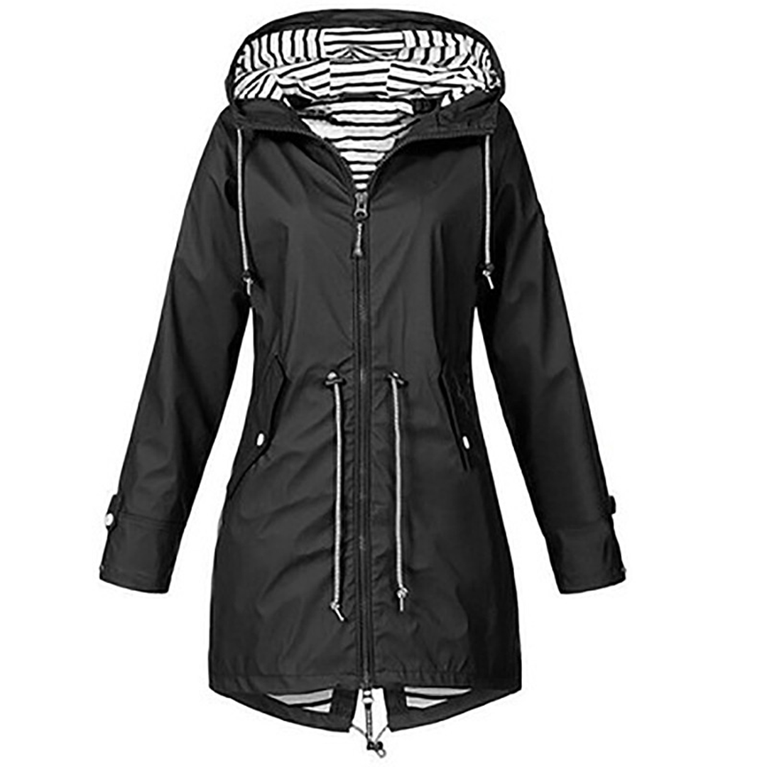 Stylischer Herbst Regenmantel Damen