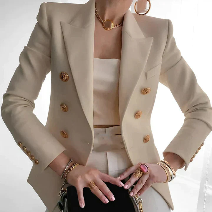 Retro Blazer Damen Elegant Vintage