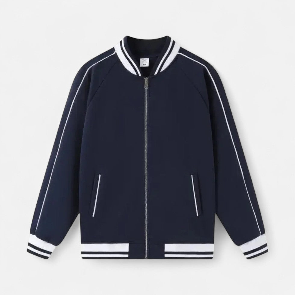 Sportive Baseballjacke Herren Leicht Reißverschluss