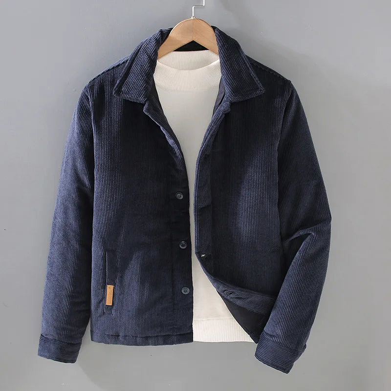 Herren Cordjacke Retro Stil mit Innenfutter