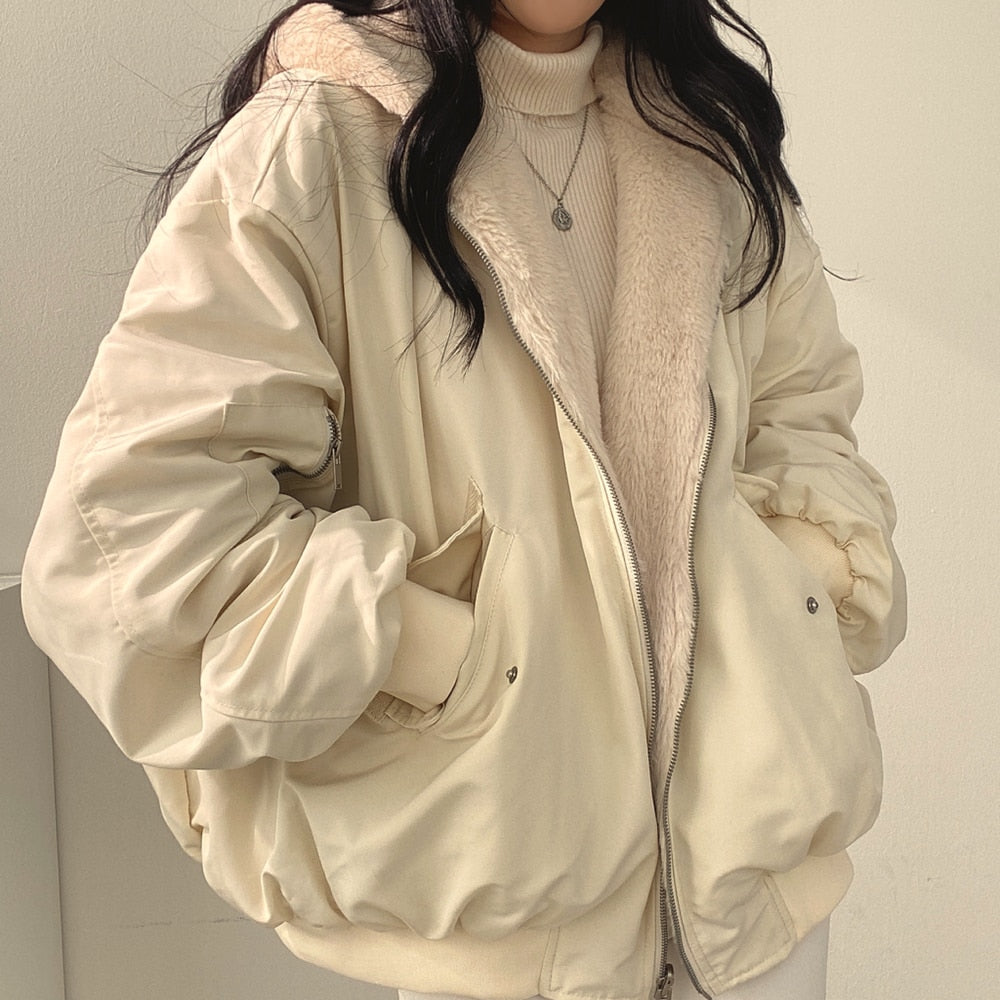 Praktische Damenjacke Reversibel Stylish