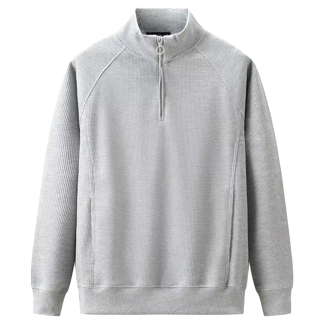 Bequemes Sweatshirt Mit Halbzipper