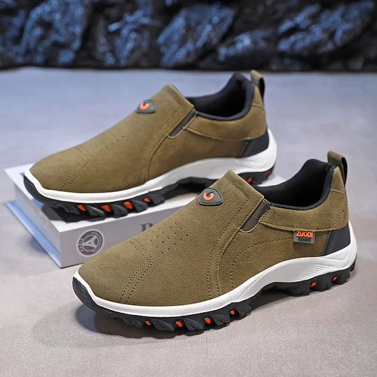Wanderschuhe für Herren, Bequem mit Gummisohle