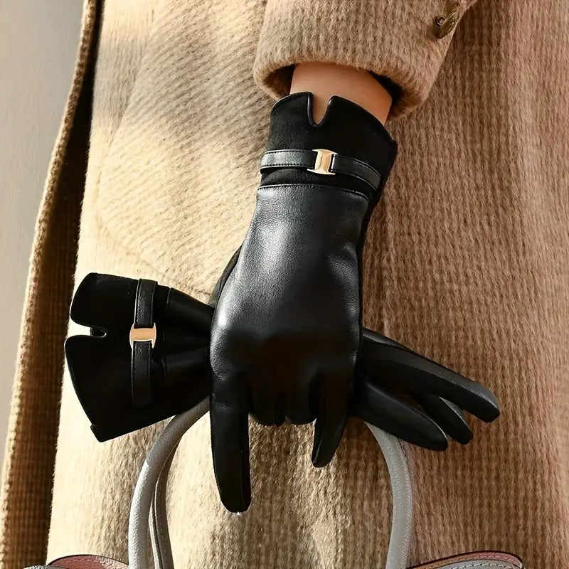 Warmleder Handschuhe Winter