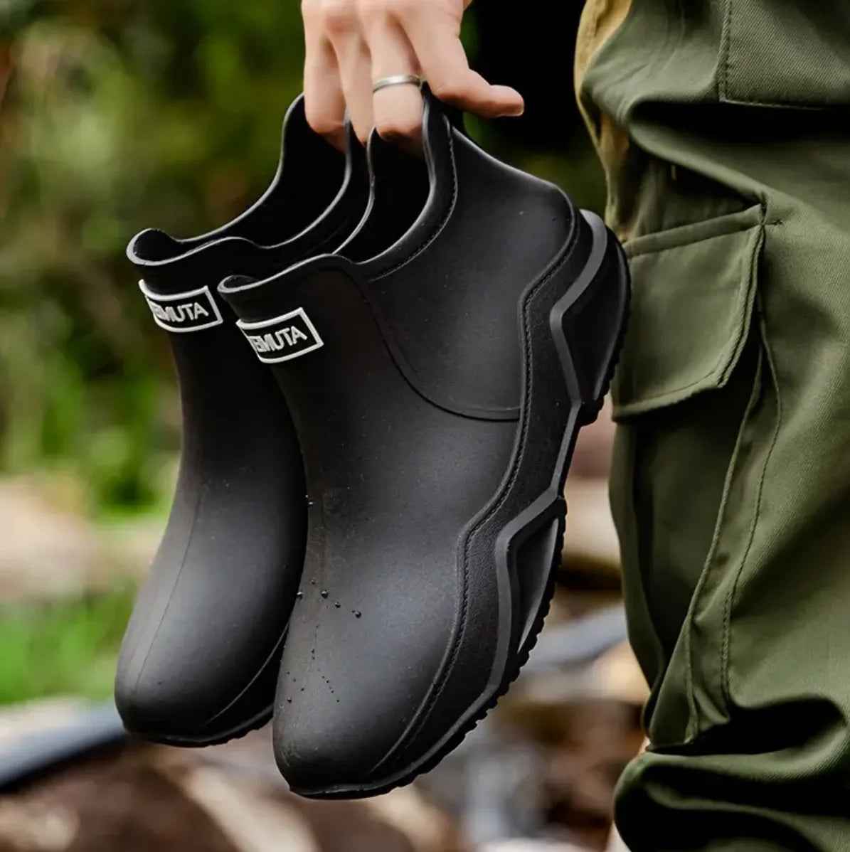 Wasserdichte Regenstiefel Robust Gummidesign Outdoor