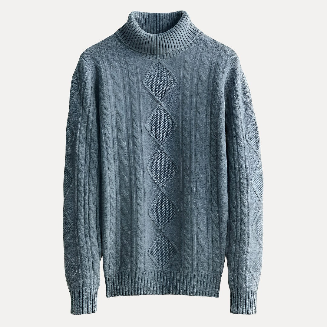 Damenschal Strickpullover Stehkragen