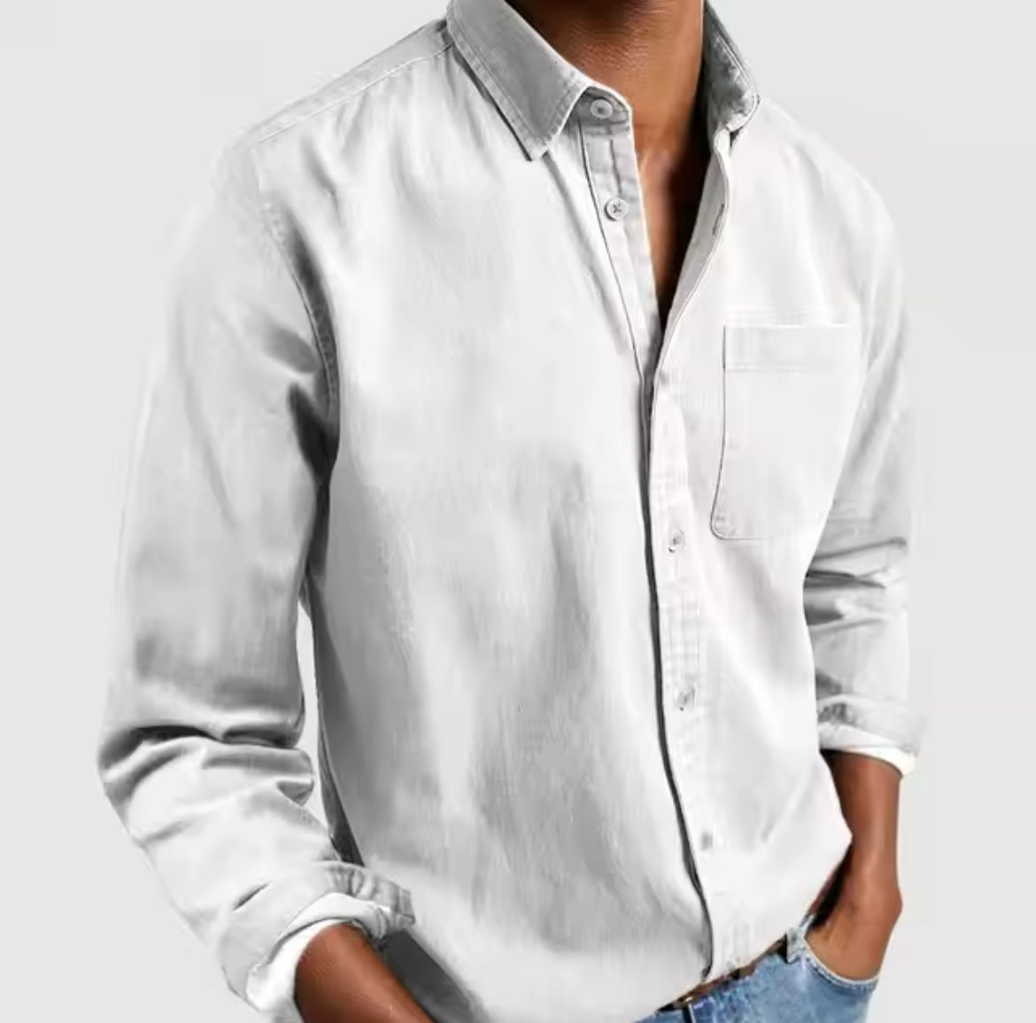 Herren Hemd Elegant Klassik Stil