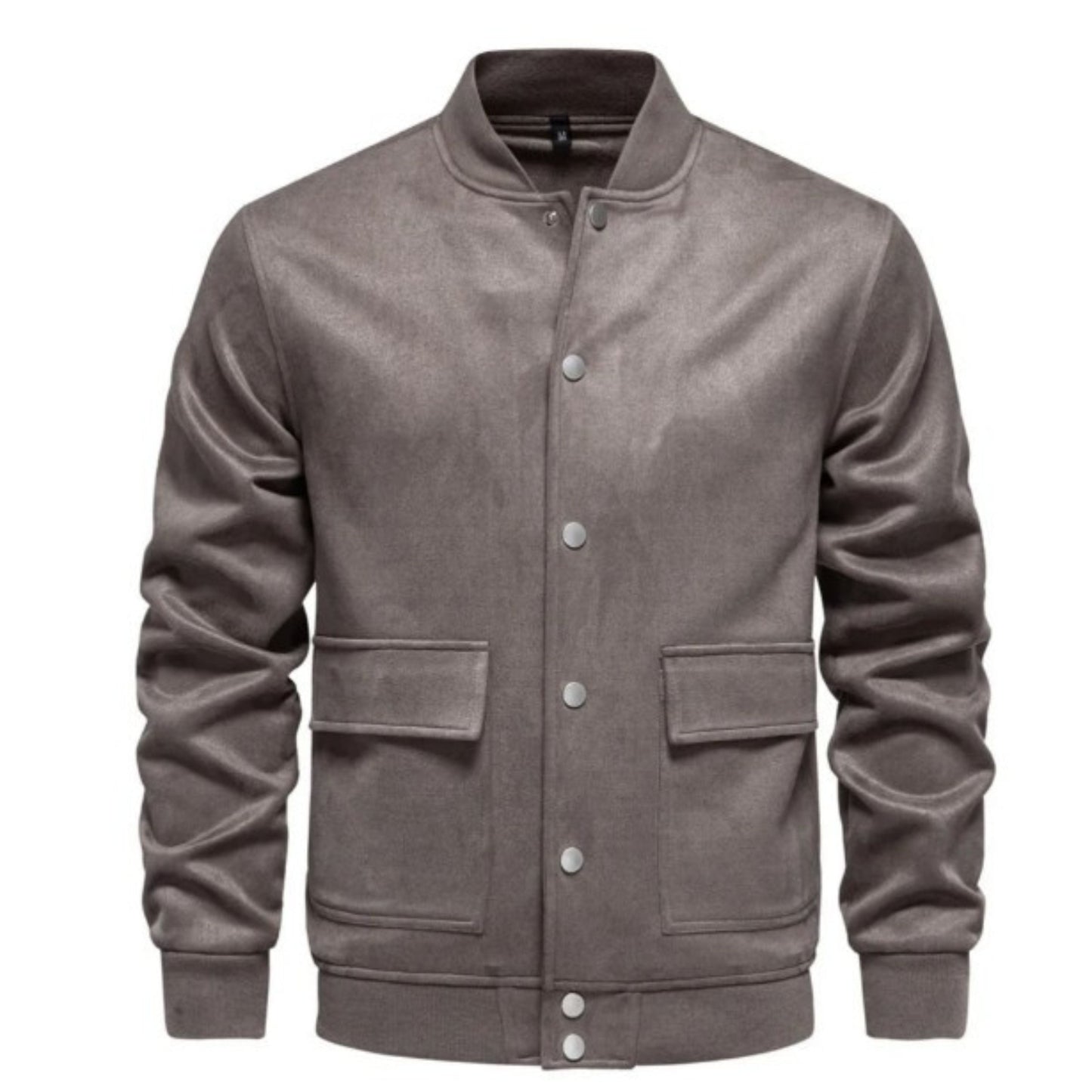 Herren Wildlederjacke Slim Fit Casual