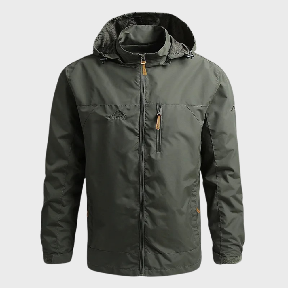 Wasserdichte Herren Parka Kapuzenjacke