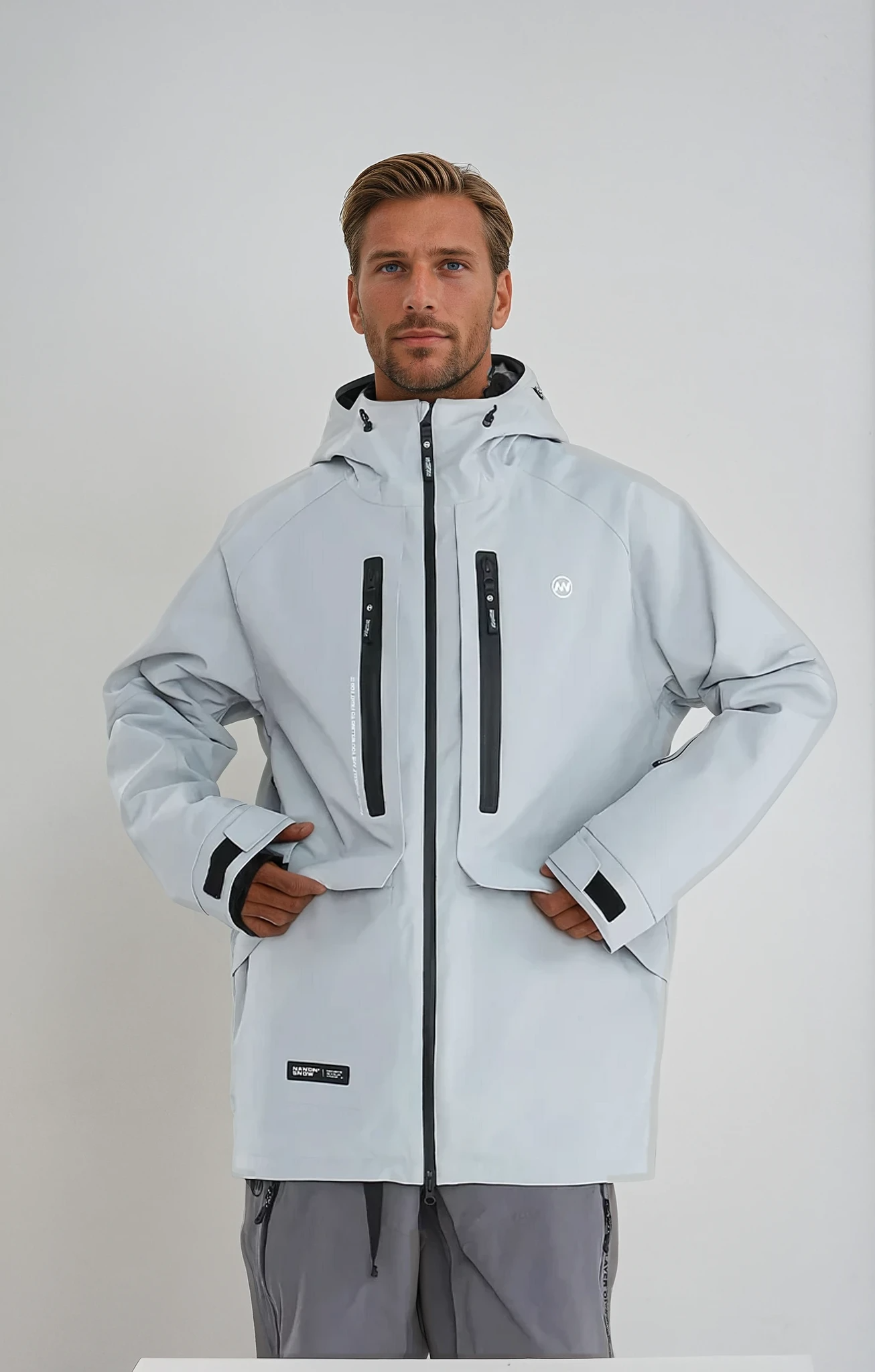 Herren Windjacke Wasserdicht Isoliert Oversized - IdealeKleiden