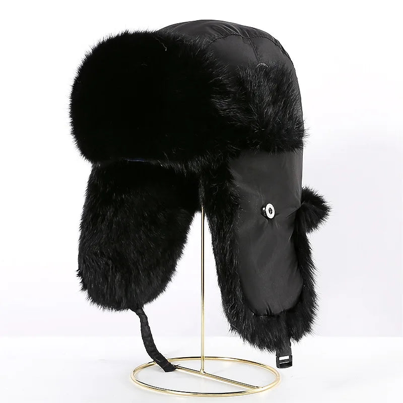 Herrenmütze Warm Ohrenschutz