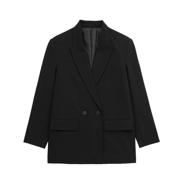 Eleganter Damenblazer Langärmlig Strukturiert