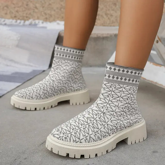 Stiefel Damen Chic Großformat