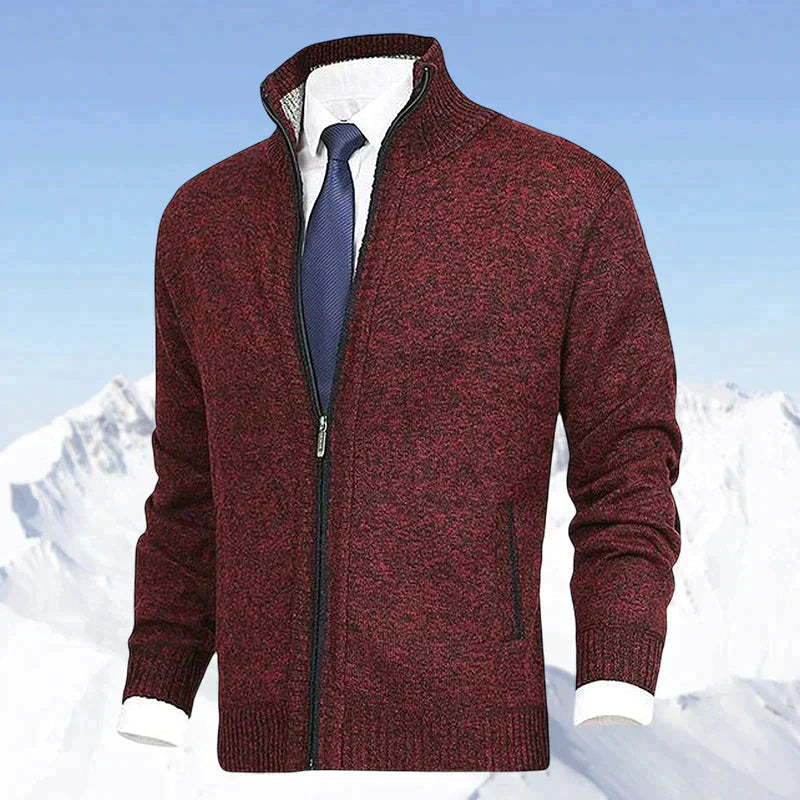 Warme Herren Strickjacke Winter