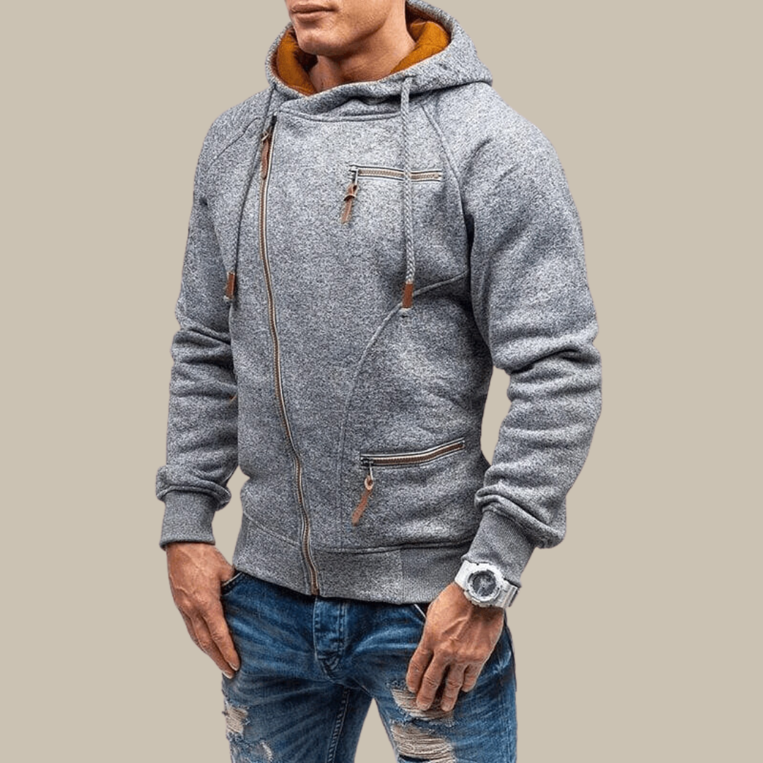 Warme Kapuzenjacke Herren Zipper Hoodie