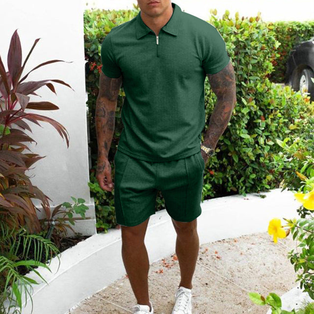 Sommer Set Männer: T-Shirt und Shorts Komfort