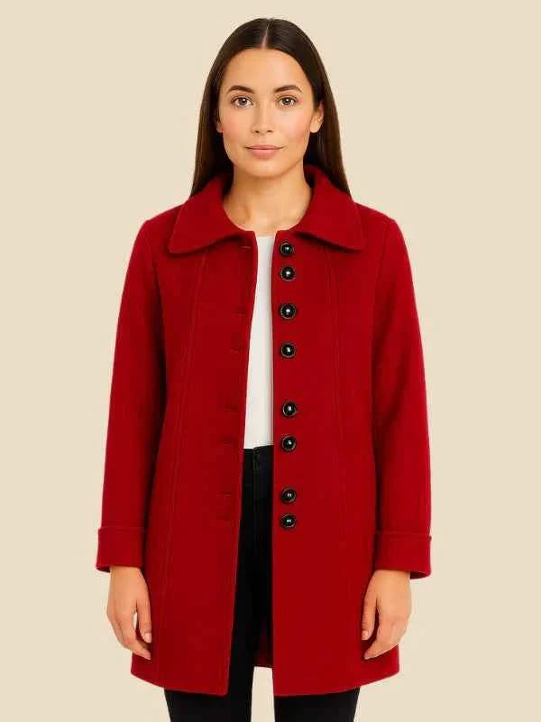 Stylicher Wintermantel A-Linie Damen