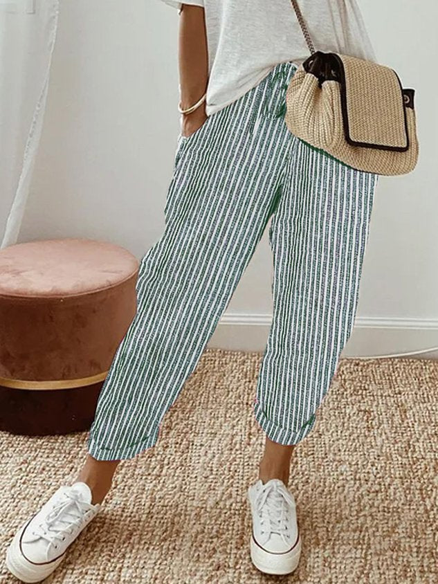Helga | Elegante Leinenhose Sommer