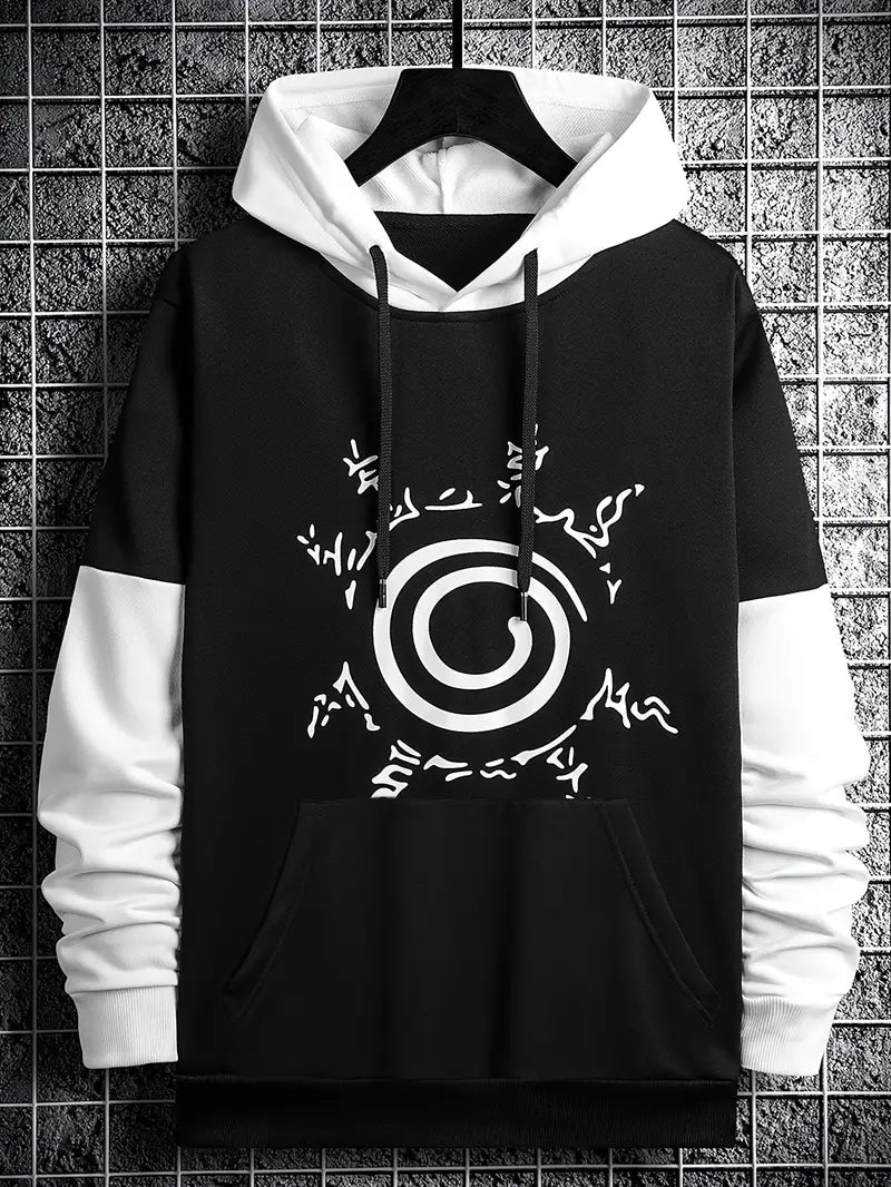 Lässiger Herren Pullover Kapuze Casual Style - IdealeKleiden