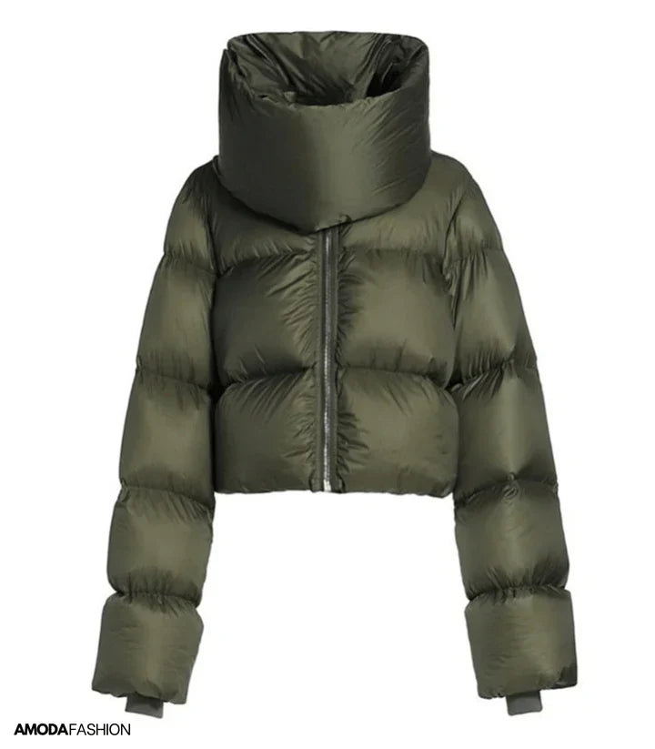 Große Fleecejacke Rollkragen Warm - IdealeKleiden