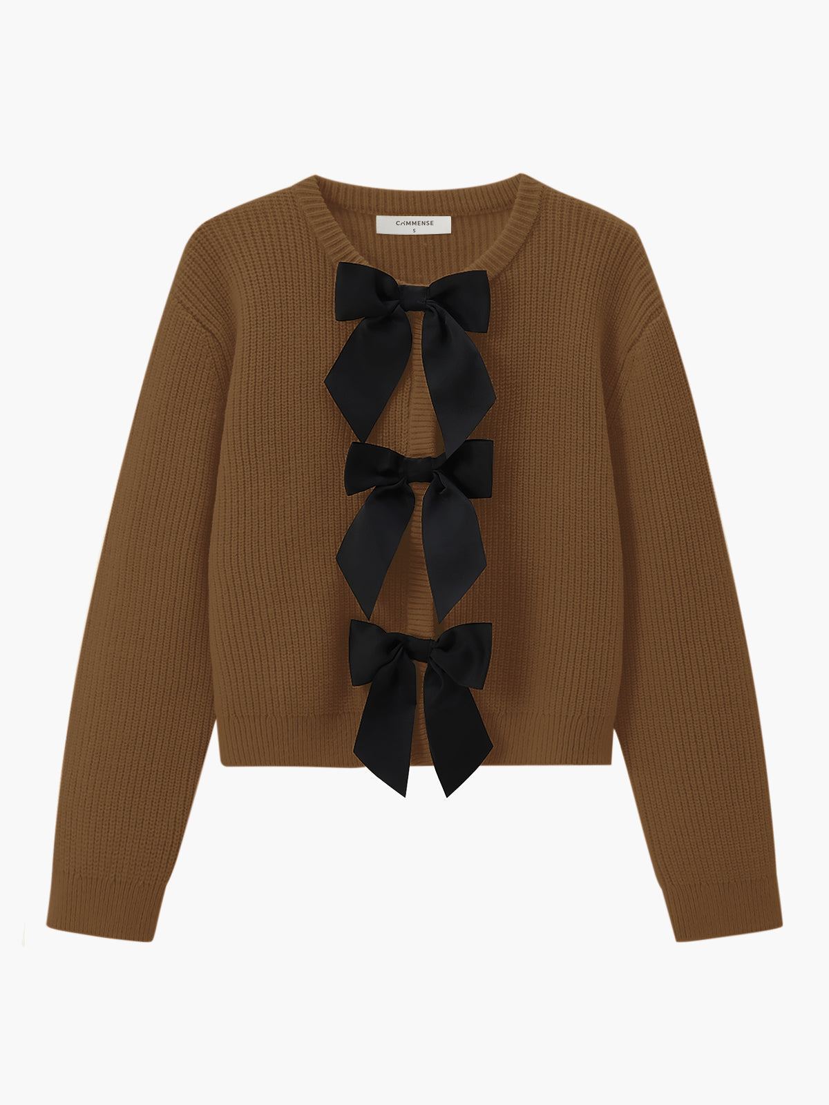 Stylisher Damenpullover mit Bow-Detail