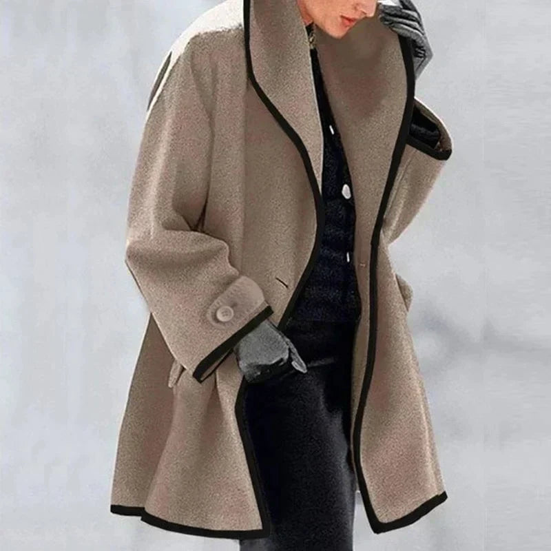 Herbst Trenchcoat Klassisches Design Damen