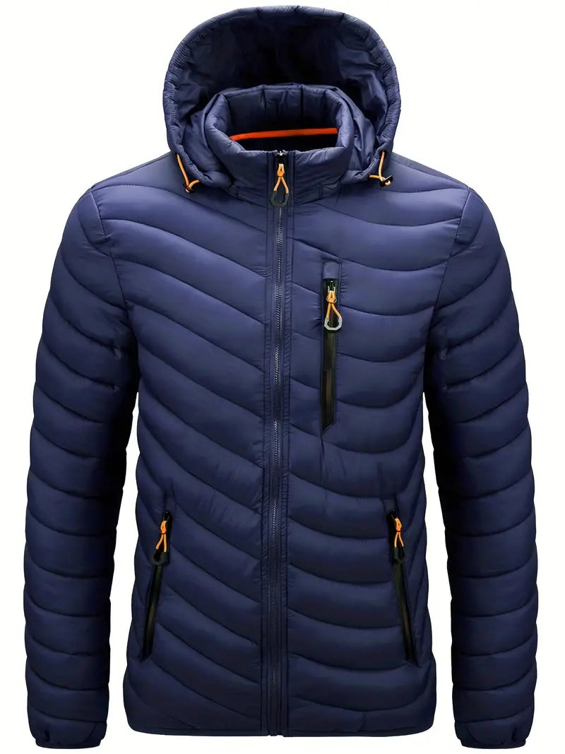 Herren Winterjacke Leicht Isoliert Warm