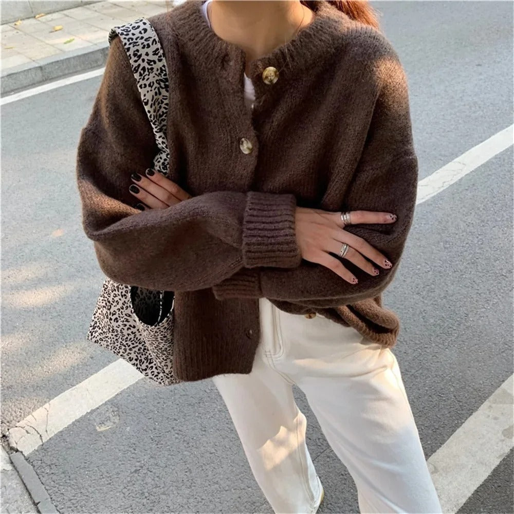 Bequemer Strickpullover Gemütlich Lässig