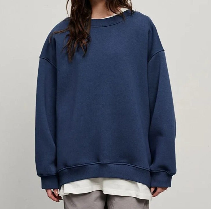 Übergroßer Strickpullover Gemütlich Oversized