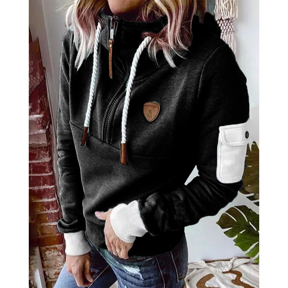 Stylisher Einfach Hoodie Freizeitbekleidung