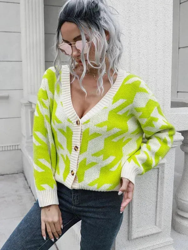 Stylische Strickjacke Oversized Pullover