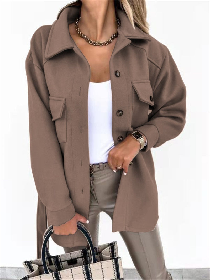 Bequeme Damenjacke Oversized Style