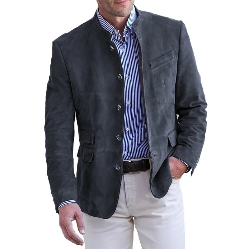 Herren Jacke Klassisch Elegant Schnitt
