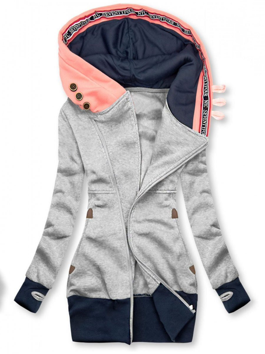 Übergroßes Sweatshirt Langarm Warm