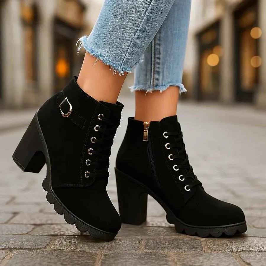 Damen Stiefelette Schmal Elegant