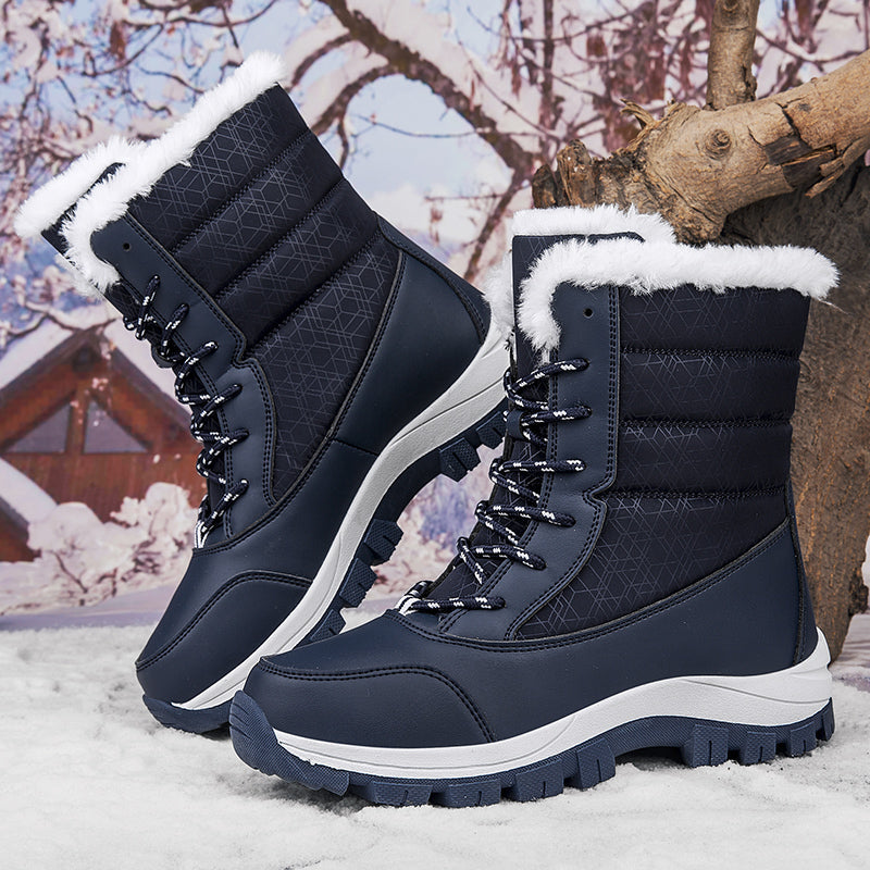Wasserdichte Winterstiefel Damen Warm