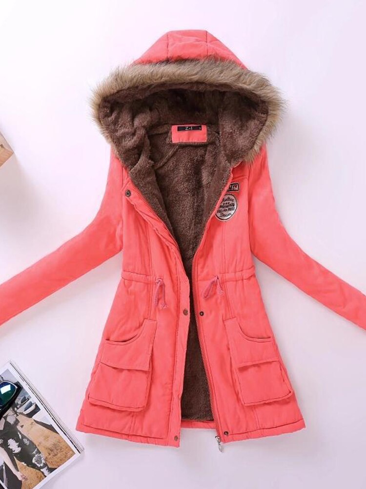 Winter Parka Jacke Warm Pelzkapuze