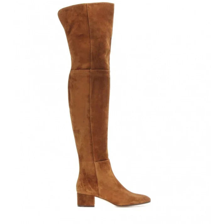 Damen Stiefel Quadratischer Absatz Chic
