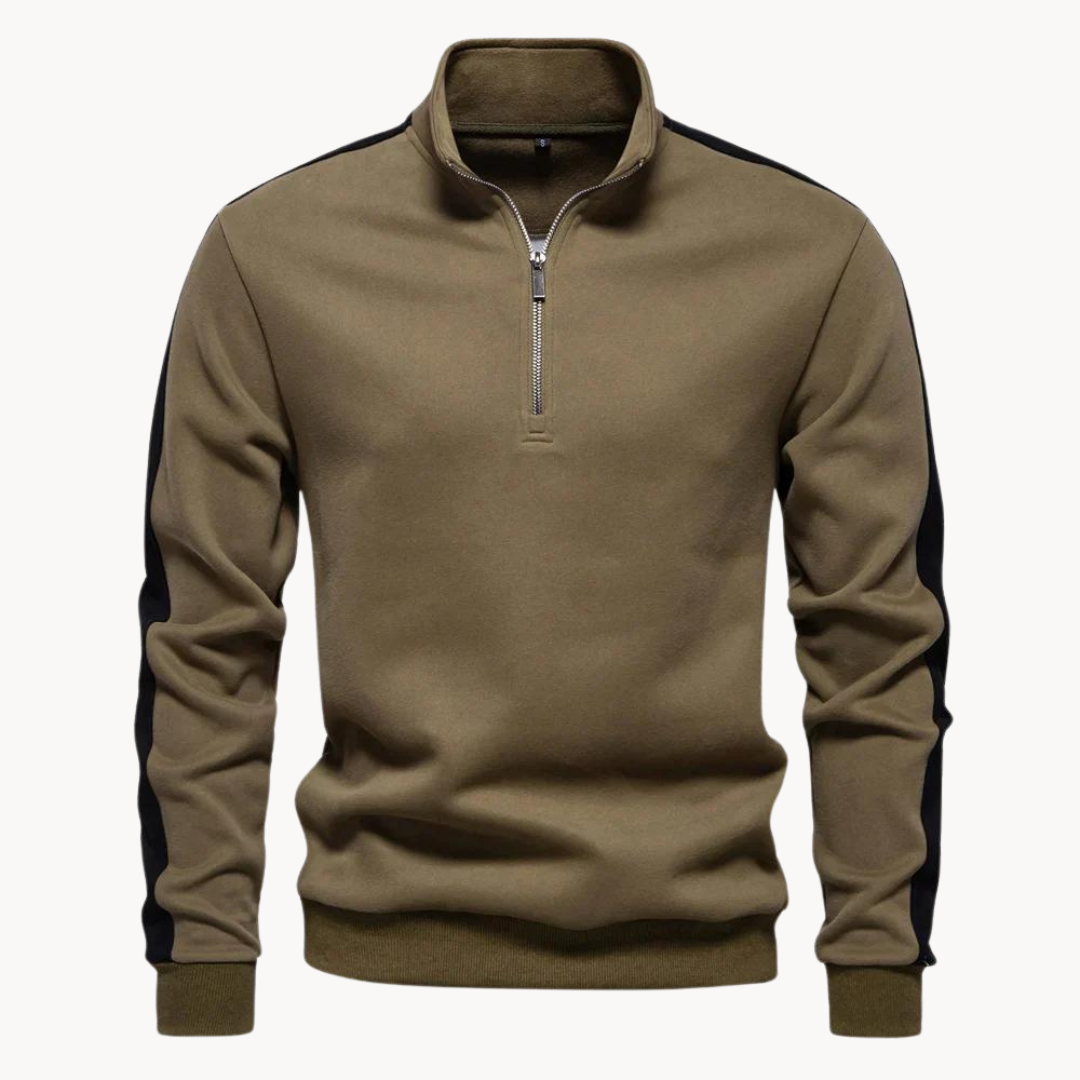 Elegante Pullover Damen | Luxus Sweater Viertelreißverschluss