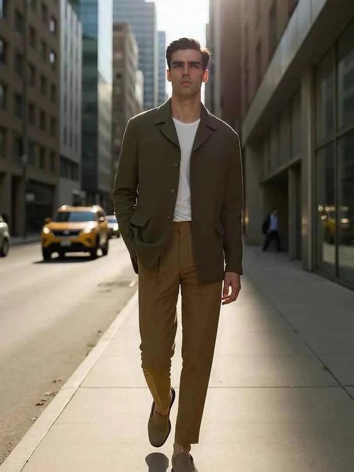 Elegante Herrenhose Schwarz Slimfit