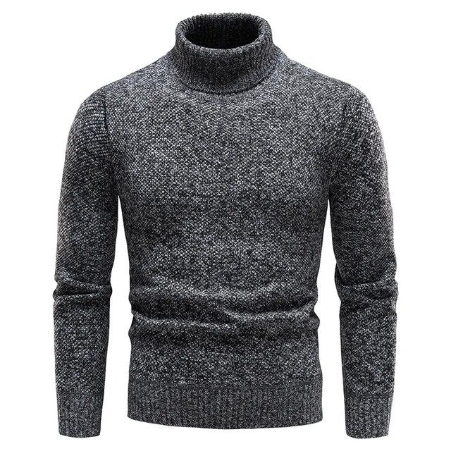Herren Rollkragenpullover Bequem Elegant