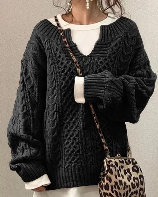 Soft Pullover Kuschelwarm Elegant